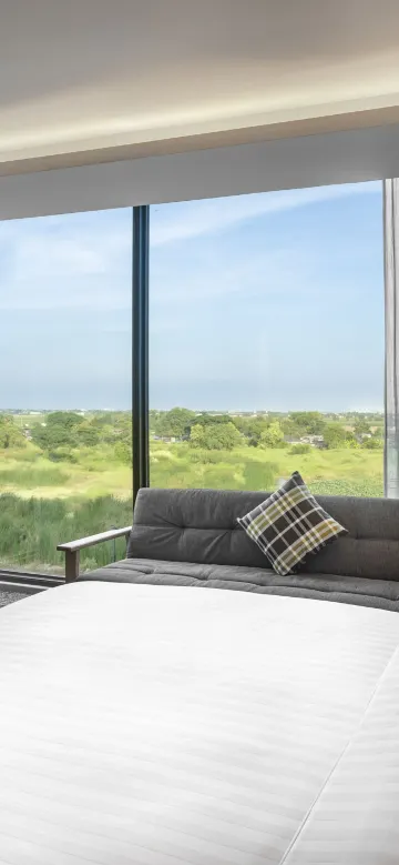 ห้องดีลักซ์หัวมุม - เตียงคิงไซส์