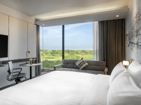 ห้องดีลักซ์หัวมุม - เตียงคิงไซส์