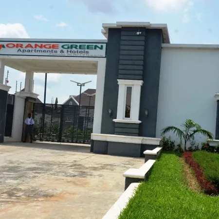 Orange Green Apartment