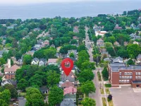 Historic Hewitt Onion Tower Apt 2 Studio in Central Marquette with Sauna Access - 4-Star