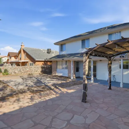 Savor Desert Sunsets With Fireplace In El Paso 3 Bedroom Home