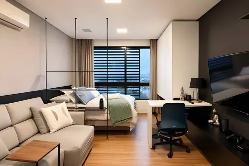 Studio em ultimo andar linda vista - 3-Star