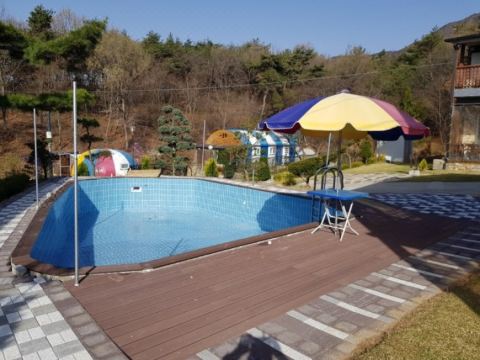예산 숙소 전경