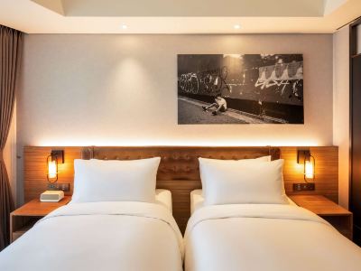 スーペリアデラックスツインルーム(バルコニー) メルキュール アンバサダー ソウル ホンデの写真