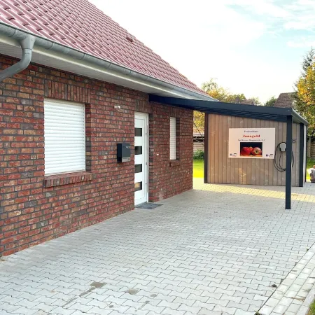 Vacation home "Jonagold" Meppen Single storey Carport Terrace Free WiFi 2 bedrooms