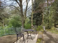 Living on the edge of the "Thuringian Forest" nature reserve in Spindler Villa