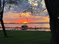 Year round home on Lake Osakis, Minnesota.