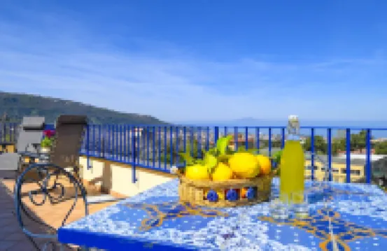 Elena apartment with panoramic views of the Gulf of Naples. AC and parking inc.