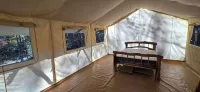 Charming meadow camp in the forest  mountains near fish pond. Events are OK. Pet