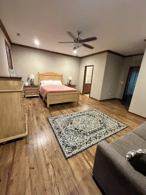 Luxury condo. 2 car garage, rooftop patio. Perfect for work or play!