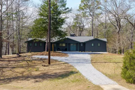 Modern pet friendly home w/ covered dock near Lake Lanier Olympic Park