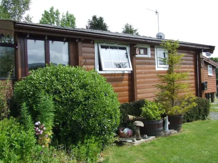 SNOWDONIA LOG CABIN RETREAT. 4/6 BERTH FAMILY/PET FRIENDLY. MOUNTAIN VIEWS Отели рядом с достопримечательностью «BLAENAU FFESTINIOG»