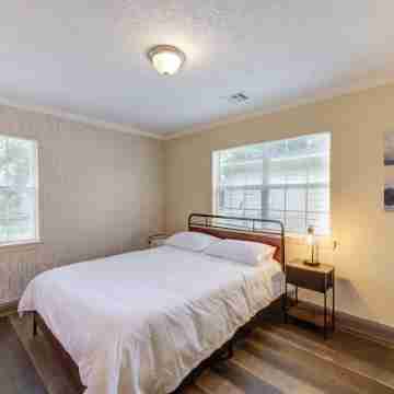 Indoor fireplace with patio and pool table Rooms