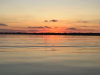 FISH from dock/ Covered boat slip- on Canal to Lake Santa Fe