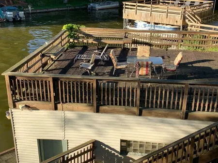 Home on Lake Shafer with 120 Ft Waterfront