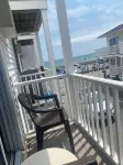 Beach front , across the street form the sand