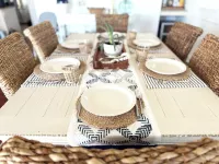 Luxe Coastal Retreat>> Steps to Beach, Espresso Bar, Fire Pit, Golf Cart, EV