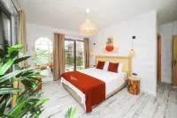 Huzurla Otel - balcón