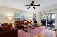 Game Room, Private Bunk Alcove and Fenced Backyard - Charming Retreat