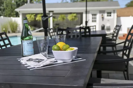 Resort-Style Backyard with Hot Tub and Game Rooms - Charming Lakeside Retreat