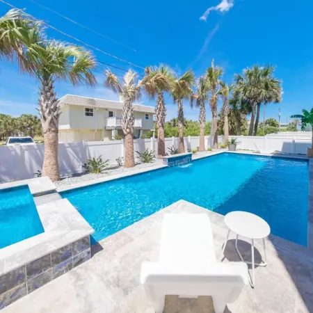 Villa Nautilus New Lux 3 Story Pool Hot Tub Home with Elevator- Steps Away from the Beach