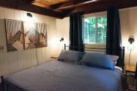 Serene chalet with fire pit, hot tub and barrel sauna in Shanty Creek