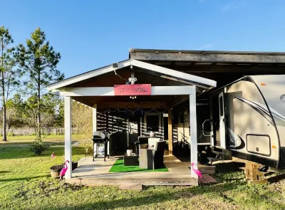 Delightfully Tacky RV w/ Outdoor Living Space Hotels near Foley Beach Express Industrial Park