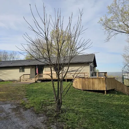 Breathtaking views of Bald Knob Cross, just 2 minutes from Walkers Bluff Casino!