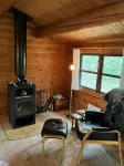 Log cabin on a 2000 m² nature estate, only5 km to the sea