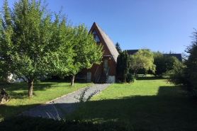 Cozy vacation home with sunny terrace Frankenwald near bathing lake / Smart-TV