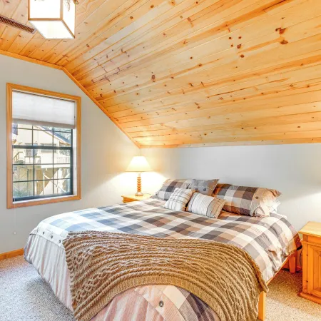 Deck w/ Mountain Views: Cabin in Bear Valley!