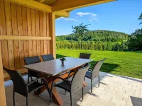 Vacation chalet with sauna and large terrace at Ferienhof Schiegl in the bay. Forest Hotel a Brennberg