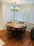 King, queen, & twin bed. 2-bedroom. Fenced around.