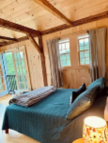 Charming 16X16 Pine Cabin in Delightful Greenfield New Hampshire with WiFi