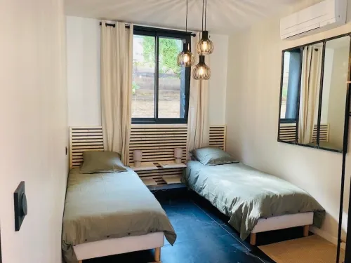 Luxury villa with lake view and swimming pool