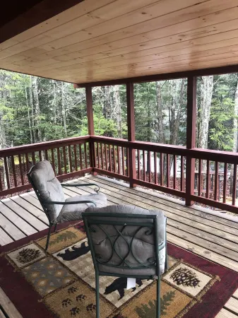 Adirondack Home on Lake Snow