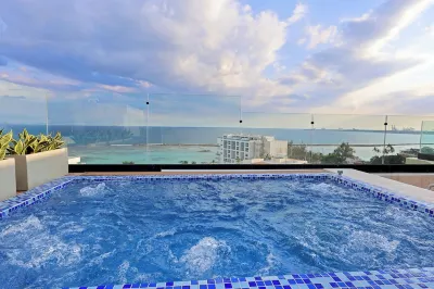 Lujoso Pent-House frente a la Playa de Boca Chica de 4 Habitaciones con Terraza Hotel a 