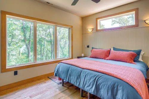 Modern Nellysford Getaway w/ View: Deck & Fire Pit - Family Friendly