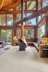 Lakeview Cabin > Unique Mid-Century Tucked in Bluff