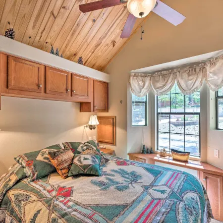 Gateway to Sunrise Resort! Show Low Cabin w/ Deck