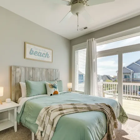 Modern Surf City Beach House w/ Hot Tub!