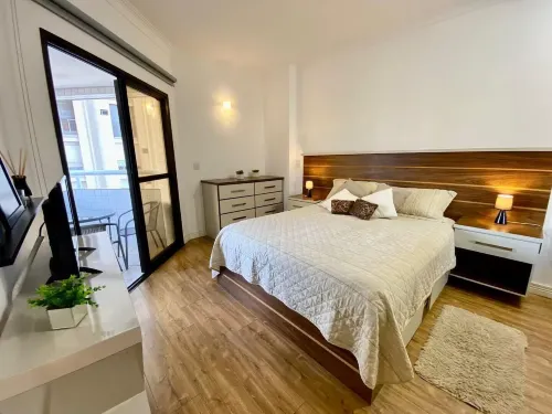 SHB Moderno e Sofisticado Frente a Praia - balcon
