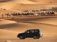 Sleeping in a Luxury Tent in Merzouga Desert ! - Mountain view