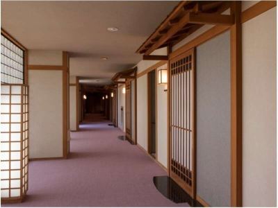 廊下 三陸花ホテルはまぎくの写真
