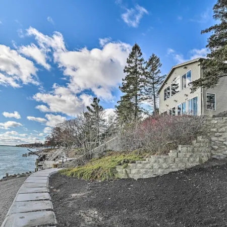 East Tawas Home w/ Patio, Lake Huron on-Site
