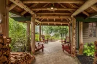 Adirondack Great Camp style home on beautiful Blue Mountain Lake