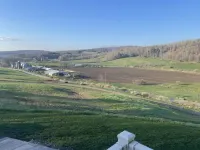 1 Bedroom with a country view