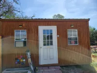 Modern Style Cabin with deck to watch ranch animal