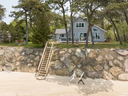 Make memories at this unique family friendly beach-front home in Mashpee