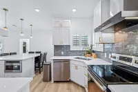 Newly remodeled home with attached garage and large yard